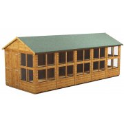 Power 20x8 Apex Potting Shed - Double Door